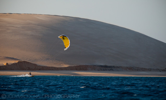 Mozambique kitesurfing